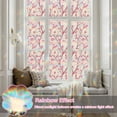 thumbnail image 6 of Countewol Rainbow Static Cling Window Film, Stained Glass Privacy Film with Sakura Pattern, Anti-Glare UV Protection, Removable Decorative Window Clings for Home, 6 of 11