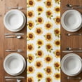 thumbnail image 6 of Sunflowers Fall Table Runner - 72 Inch Long, Kitchen Dining Table Runner Dresser Scarves, Thanksgiving Botanical Floral Watercolor Farmhouse Decor for Coffee Tables Wedding Party Banquet, 6 of 8