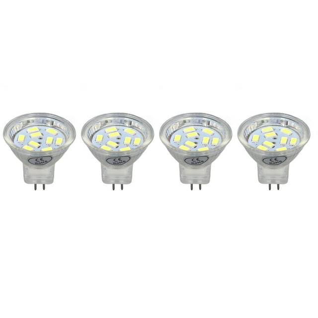 MR11 LED Bulb, 3W 300lm 9 Beads Double Pin Base with No Flicker No Buzz Wide Lighting Angle, for Spotlight Landscape Lamp Ceiling Light Track Light