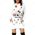thumbnail image 3 of Vestido sexy hasta la rodilla para mujer, de primavera y otoño, con capucha, manga larga, con bolsillos de HELLO KITTY, vestido sencillo e informal ajustado, 3 of 5