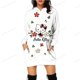 thumbnail image 3 of Vestido sexy hasta la rodilla para mujer, de primavera y otoño, con capucha, manga larga, con bolsillos de HELLO KITTY, vestido sencillo e informal ajustado, 3 of 5