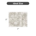 thumbnail image 6 of SIXHOME 5'x7' Area Rug for Living Room Soft Washable Non Slip Carpet Vintage Medallion Bedroom Indoor Floor Rugs Distressed Taupe Gray, 6 of 7
