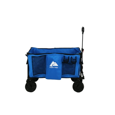 Ozark Trail All-Terrain Big Bucket Cart Wagon  Height 27   Blue