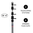 thumbnail image 5 of NFL Flagpole-to-Go 14-Feet Portable Flagpole, 5 of 5