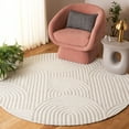 thumbnail image 2 of SAFAVIEH Southampton Katie Geometric Area Rug, Ivory, 6' x 6' Round, 2 of 10