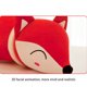 thumbnail image 4 of Bewildely Muñeca con forma de Animal, reemplazo de dibujos animados, decorativa, Flexible, automotriz, muñecos para dormir de Navidad, juguete, Animales de peluche y juguetes de peluche Gris 35CM, 4 of 6