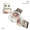 thumbnail image 3 of SPRING Atmosphere USB LED Light 1x Car Kit Lamp Lighting Part Accessories Ambient Auto Bulb Decoration Interior Brand New white, 3 of 9