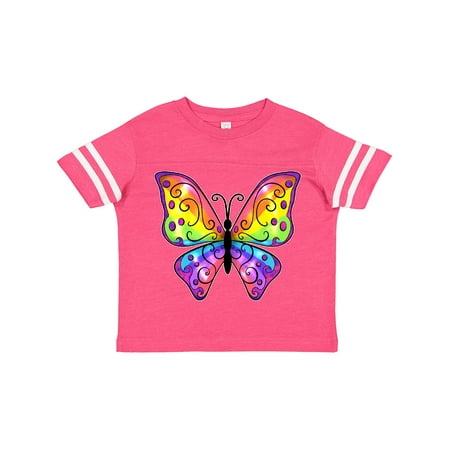 

Inktastic Butterfly with Rainbow Wings Gift Toddler Boy or Toddler Girl T-Shirt