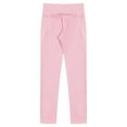 thumbnail image 4 of Xnihocha Kids Girls High Waist Full Length Active Leggings Stretchy Athletic Yoga Running Pants Pink 160, 4 of 5