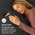 thumbnail image 5 of King Pillow Cases - 4 Pack - Super Soft Pillowcase Covers - Envelope Enclosure - Hotel Quality Pillow Protectors - Wrinkle Free, Shrink and Stain Resistant - Machine Washable - 20" x 40", 5 of 10