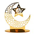 thumbnail image 1 of Acrylic Ramadan Moon Craft Ornament Home Table Gift Party Festive Decoration, 1 of 1