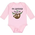 thumbnail image 3 of Inktastic My Godmother Loves Me Cute Sloth and Baby Boys or Girls Long Sleeve Baby Bodysuit, 3 of 5