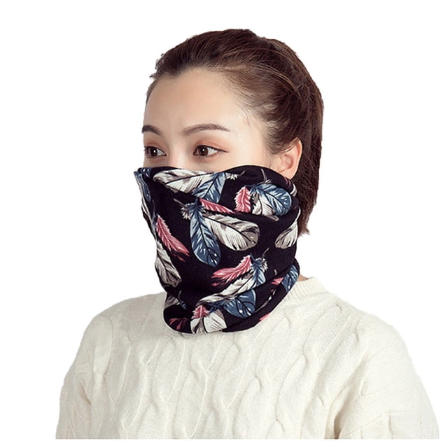 Under $5 Scarf Multi-color Multifunctional Bib Women's Hedging Autumn and Winter Cold Protection Neck Wild