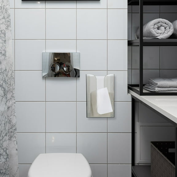 Masteelf Paper Towel Dispenser Wall Mount Hand Towel Dispenser Suitable for Multi-Fold Paper Towels Countertop Paper Towel Dispenser for Bathroom Toilet and Kitchen Grey