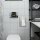 thumbnail image 4 of GOOHOCHY Dispensador de toallas de papel para encimera, soporte para toallas de papel de baño, servilletero para cocina, dispensador de toallas de mano de papel para baño, inodoro, gris, 4 of 8