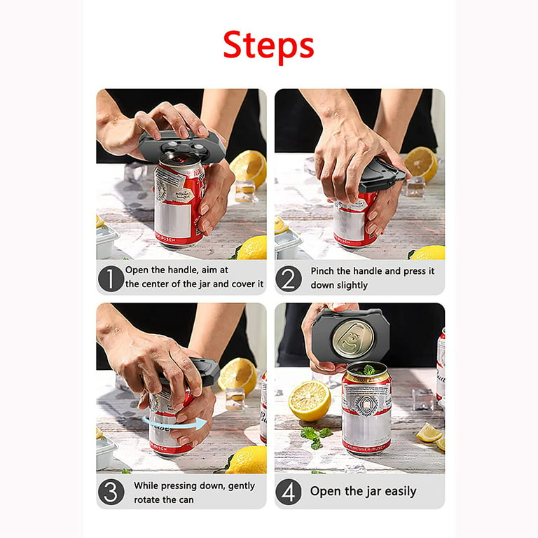 Electric Can Opener Manual Can Opener Bottle Openers Kitchen Tools No Sharp  Edges Handheld Jar Openers Kitchen Bar Tools - AliExpress