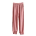 thumbnail image 1 of Timegard Pantalons d'Été pour Femmes Taille Élastique Bas Resserré Légers Confortables Boho avec Cordon, 1 of 4