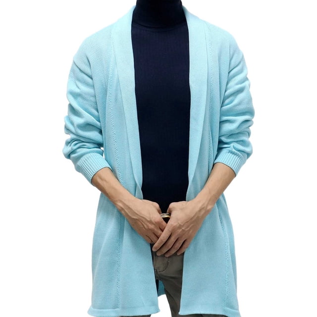 LOVZFMLL Vestes pour Hommes Mode Hiver Cardigan Chandail Long Décontracté