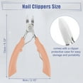 thumbnail image 6 of Unique Bargains Toenail Clippers for Thick Nails and Ingrown Toenails Pink, 6 of 7