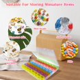 thumbnail image 3 of EKIND Multifunctional 56 SeparableCompartments Plastic Organizer Box Storage Case for Nail Diamonds, Beads, Art DIY, Crafts, Jewelry, Convenient to Carry and Retrieve(Colorful), 3 of 6