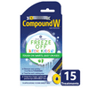 Compound W Freeze Off for Kids Wart Remover, 15 Applications 18 Skin Shield Discs, For Common and Plantar Wart Removal