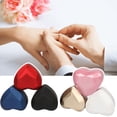 thumbnail image 4 of Mosey Ring Box Heart Shaped with LED Light Pocket-sized Portable Ring Case for Proposal Engagement Wedding, 4 of 8