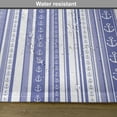 thumbnail image 6 of Ambesonne Striped Place Mats Set of 4, Nautical Anchor, Standard Size, Lilac Purple, 6 of 6