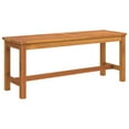 thumbnail image 3 of vidaXL Patio Bench 43.3"x13.8"x17.7" Solid Wood Acacia, 3 of 4