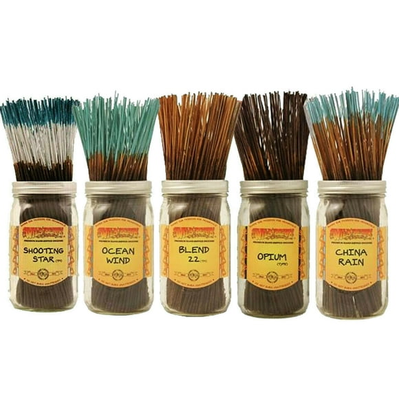 Wildberry Incense Best Relaxing Scents #1 Set: 4 Sticks of 5 Scents, 20 Total!