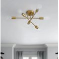 thumbnail image 2 of Aiwen 6 Lights Sputnik Semi Flush Mount Ceiling Lamp Metal Light Fixture, 2 of 7