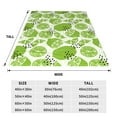 thumbnail image 3 of Sikiie Green Various Lemons Ultra-Soft Micro flannel Blanket Luxury All Seasons Warm Blanket for Bedding Sofa and Travel (4 sizes)-50"x40", 3 of 7