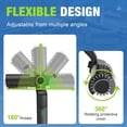 thumbnail image 4 of Electric Grill Cleaner for Outdoor Grill, Power Grill Brush for Outdoor Grill Power Grill Brush, 7-Angle Adjustable Head, 3-Speed Control, 304 Stainless Steel, Rechargeable, Heat-Resistant, 4 of 7