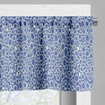 thumbnail image 5 of Ambesonne Abstract Valance & Curtain, Bubble Circles Stains Art, 55"x45", Azure Blue and Pale Yellow, 5 of 7