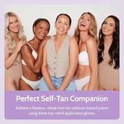 Fake Bake Reusable Application Gloves – Streak-Free Tanning Mitt Alternative, Flawless Self-Tan Finish, Latex-Free, One Size Fits Most, 12 Count