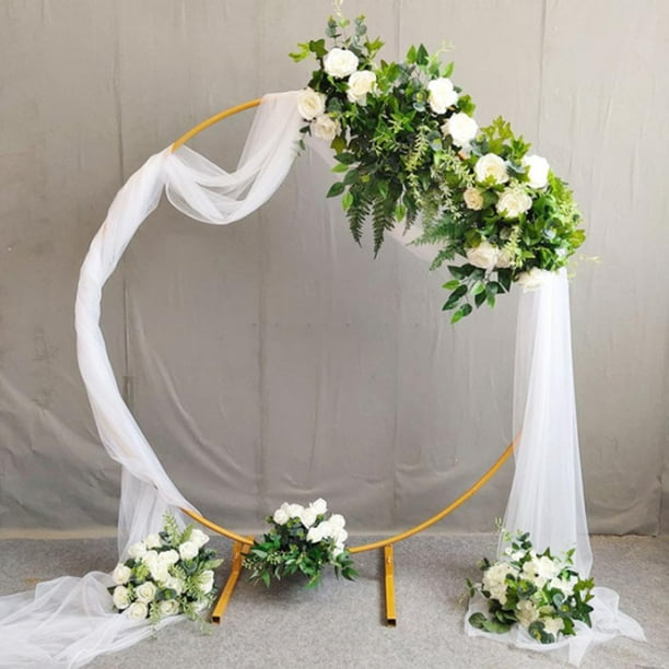 Enrejados de de metal Enrejado de plantas trepadoras M de flores Soporte de M de para césped Boda Cumpleaños Baby 2cm Dorado Macarena arco de boda