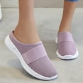 thumbnail image 3 of GUOBIOZIY Womens Clogs Slip On Walking Shoe Backless Mules Women's Mule Sneakers Driving Breathable Closed Toe Casual Shoe(Purple,6.5), 3 of 5