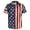 A-Navy727, variant on XIAONU Mens Patriotic Star Stripe Shirt Loose Short Sleeve Notch Neck Button Tees Tops Soft Stylish Casual Tees Shirts