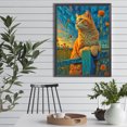 thumbnail image 4 of Pintura de diamante 5D DIY Taladro redondo completo Meadow Kitty Kit Decoración del hogar Hugtrwg Para estrenar, 4 of 9