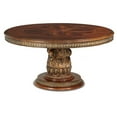 thumbnail image 3 of MICHAEL AMINI Villa Valencia 5-Piece Solid Wood Dining Set in Classic Chestnut, 3 of 17