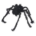 thumbnail image 4 of Decoración de araña de Halloween Zhenshenaoxiaoao 75 cm con ojos iluminados morados, 4 of 10