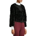 thumbnail image 4 of BCBG Faux Rabbit Shrug, 4 of 6