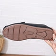 thumbnail image 5 of Black Ladies Round Toe Slip On Moccasins Flat Bottom Shallow Mouth Lightweight Solid Color Casual Four Season Footwear, 5 of 8