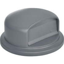 32 gal Plastic Trash Can Dome Lid - Gray