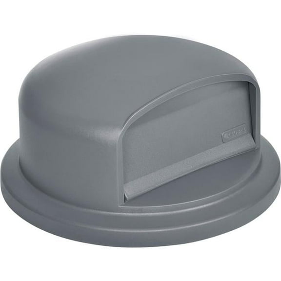 32 gal Plastic Trash Can Dome Lid - Gray