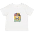 thumbnail image 3 of Inktastic Colorful Box of Crayons Boys Toddler T-Shirt, 3 of 5
