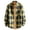 CE07-Yellow, variant on Men's Warm Sherpa Lined Fleece Plaid Flannel Shirt Jacket Mens Flannel Shirt Long Sleeve Yellow 3XL
