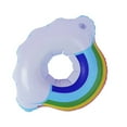 thumbnail image 3 of kurtrusly Cup Coaster Swimming Pool Inflatable Cup Holder Pool Party PVC Beverage Bottle Coaster, Cloud, 3 of 7