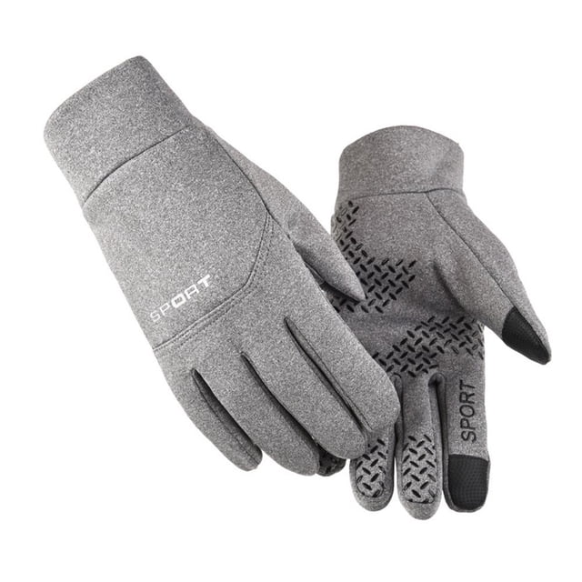Ruifaya 1 par de guantes de ciclismo con 2 dedos cortados para mujer y hombre, universales, mantienen el calor, GXT