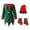 A, variant on 2-15T Boys Girls Brother and Sister Christmas Outfits Kids Holiday Elf/Santa Costumes Xmas Family Matching Clothes Set