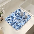 thumbnail image 7 of Ryvnso Summer Flowers Dish Drying Mat for Kitchen Countertop 16x18 Small Dish Pad Drainer Rack Dish Sink Mats, 7 of 7